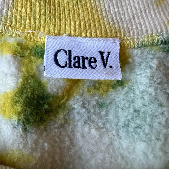 Clare V La Banane Tie-Dye Sweatshirt Size XS - Picture 6 of 8
